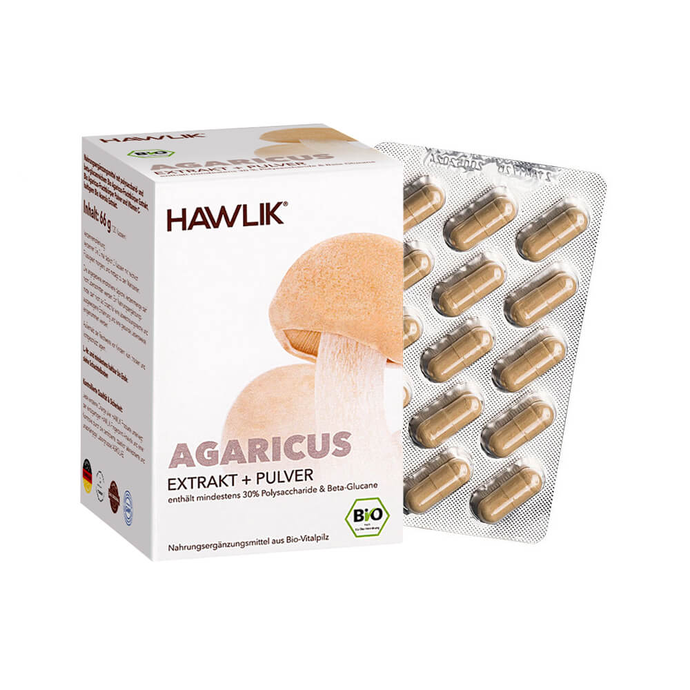 Agaricus Extrakt + Pulver (Bio)