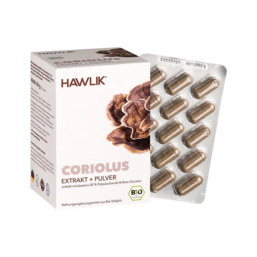 Coriolus Extrakt + Pulver