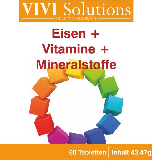 Eisen 15 mg + Vitamine & Mineralien