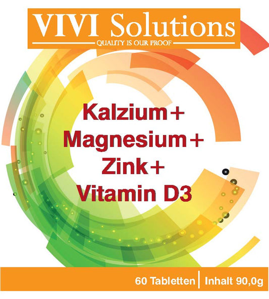 Kalzium + Magnesium + Zink + D3 Vitamin