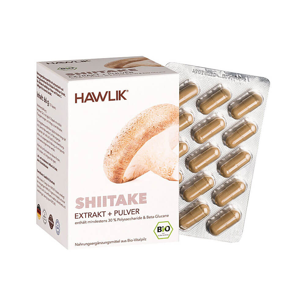 Shiitake Extrakt + Pulver