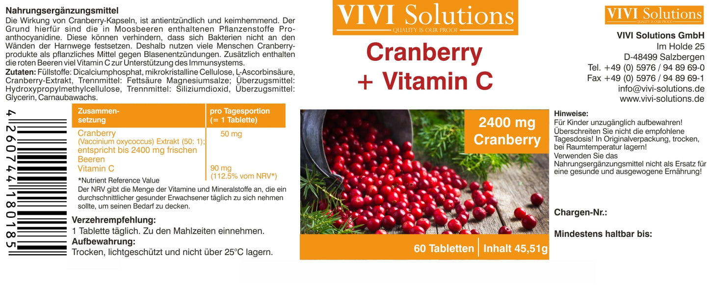 Veenbes + Vitamine C