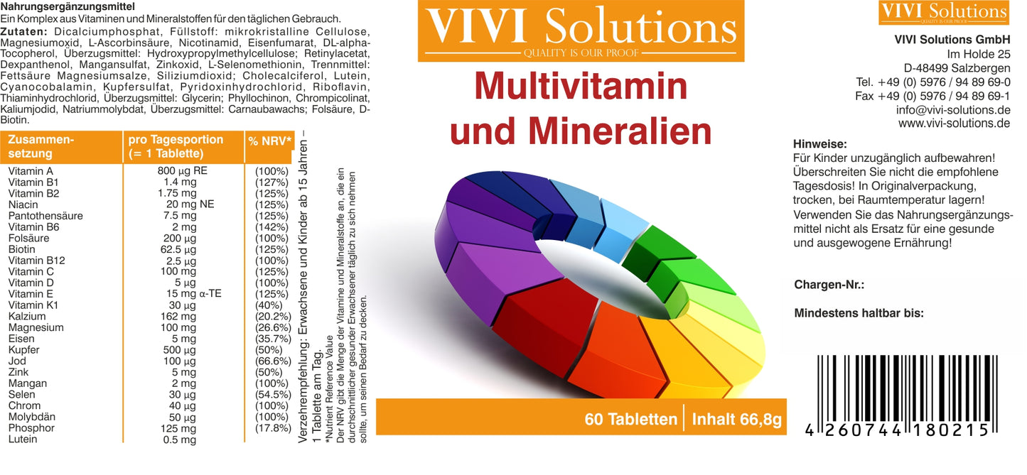 Multivitaminen en mineralen