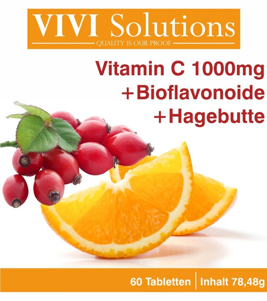 Vitamin C 1000 mg + Bioflavoids + Rosehip